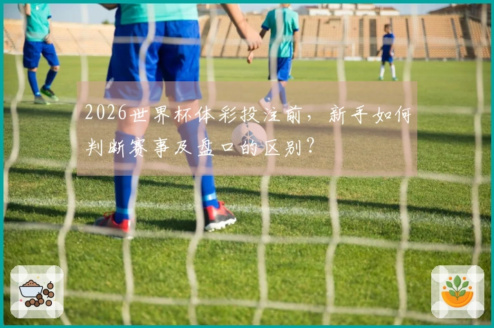 2026世界杯体彩投注前，新手如何判断赛事及盘口的区别？